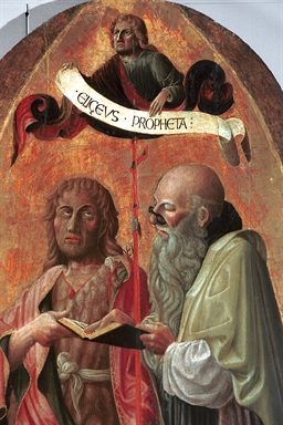 San Giovanni Battista, San Bernardo da Chiaravalle e il profeta Eliseo